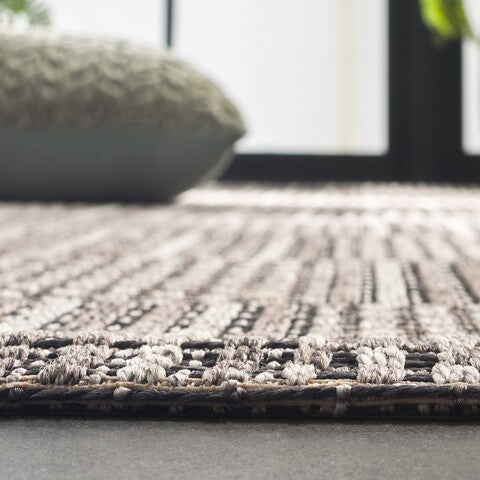 safavieh clearance sisal all weather saw648z black rug