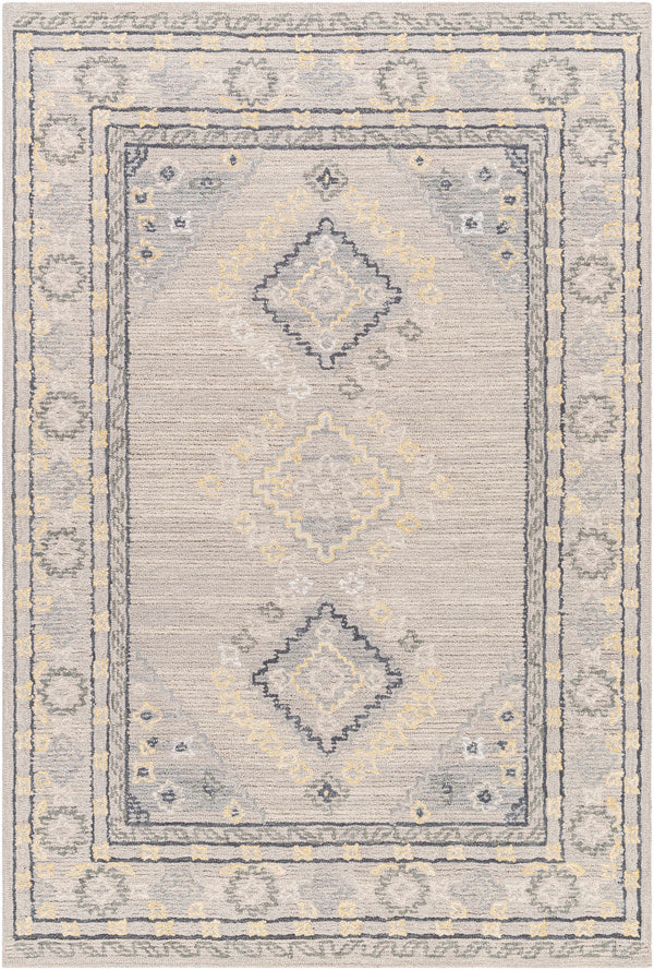 Hauteloom Alena SAYFALENAA1 Light Gray Hand Tufted Wool Rug