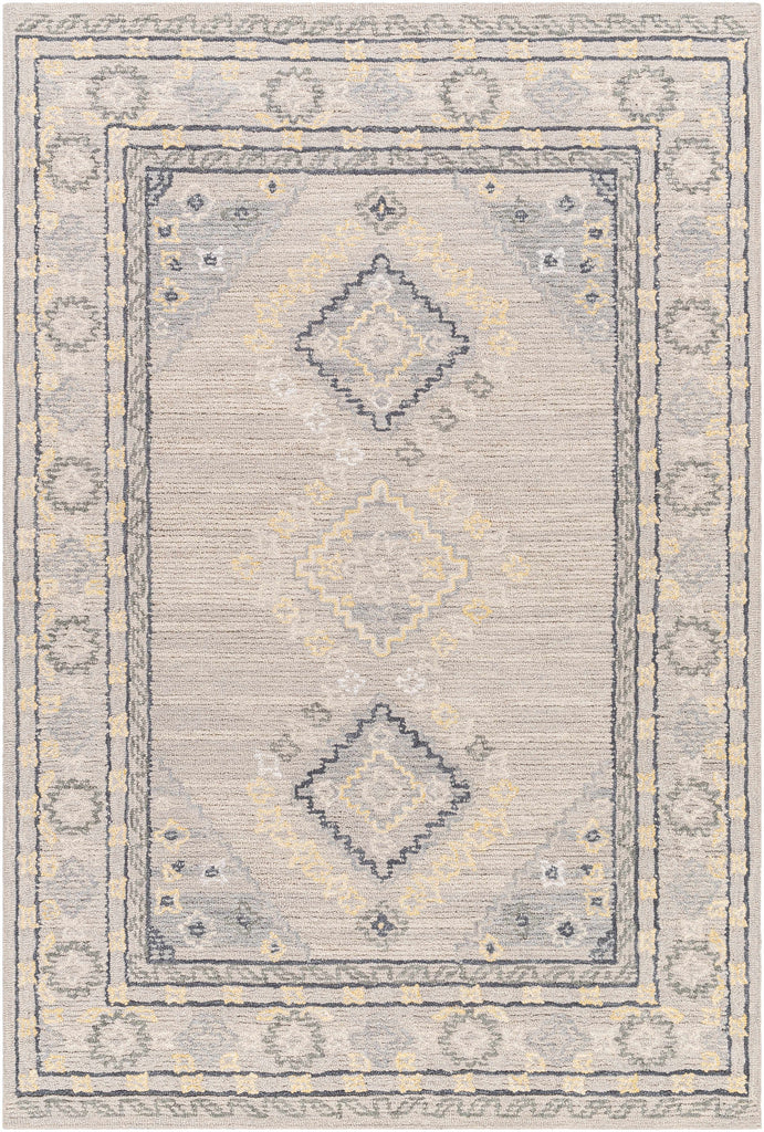 Hauteloom Alena SAYFALENAA1 Light Gray Hand Tufted Wool Rug