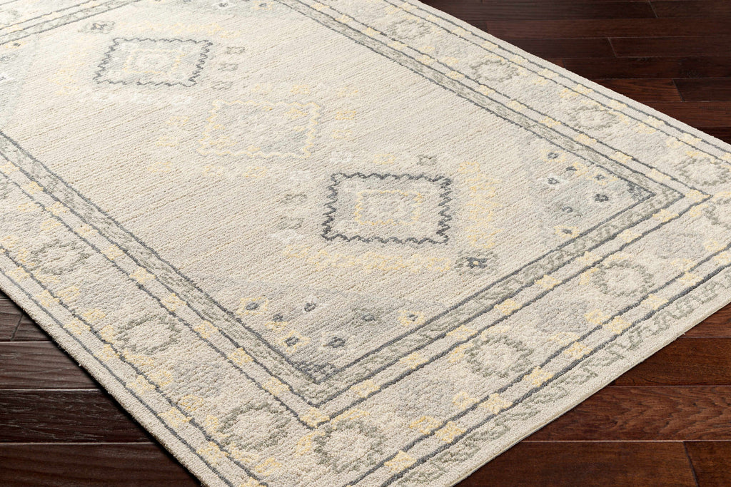 Hauteloom Alena SAYFALENAA1 Light Gray Hand Tufted Wool Rug