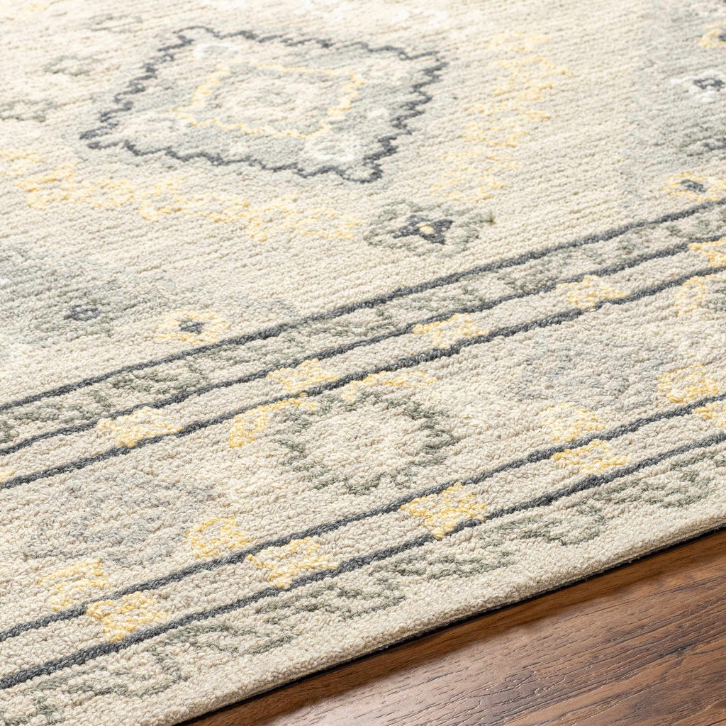 Hauteloom Alena SAYFALENAA1 Light Gray Hand Tufted Wool Rug