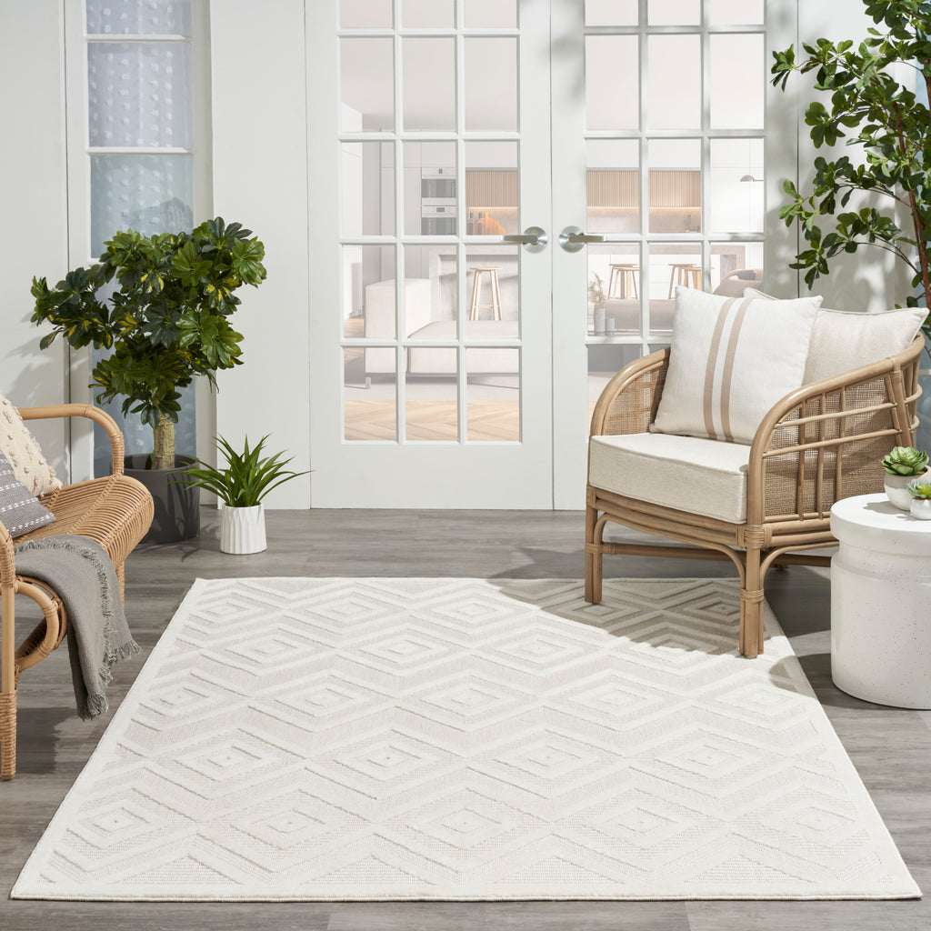 nourison versatile nrv01 ivory white rug