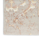 nourison silk shadows sha20 silver rug
