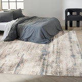 nourison ck022 infinity ifn02 ivory grey blue rug