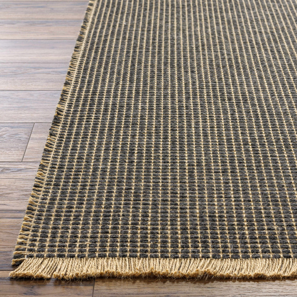 Hauteloom Libba SBBKLIBBAA1 Black Machine Made Jute Rug