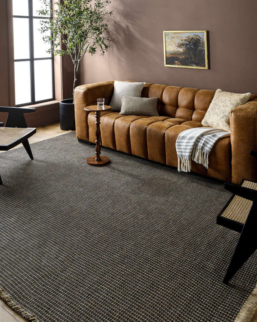 Hauteloom Libba SBBKLIBBAA1 Black Machine Made Jute Rug