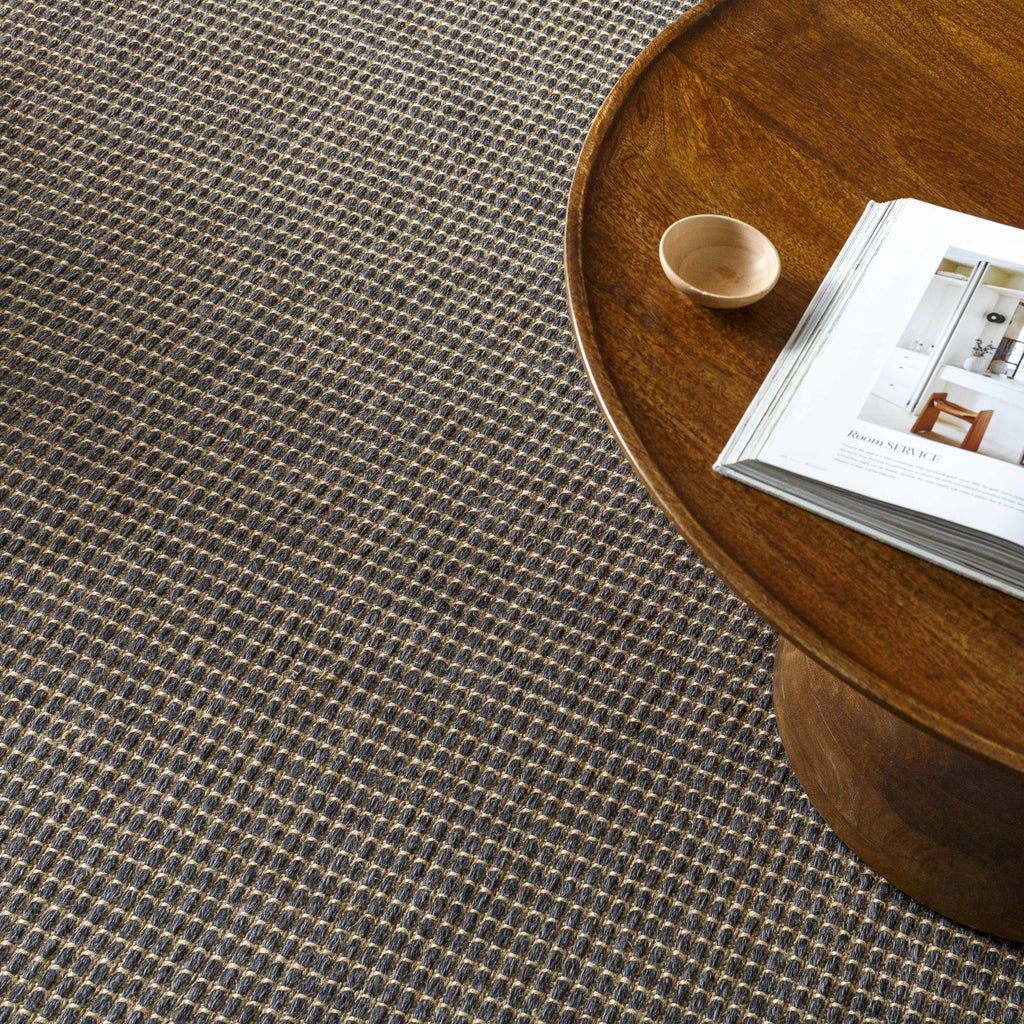 Hauteloom Libba SBBKLIBBAA1 Black Machine Made Jute Rug
