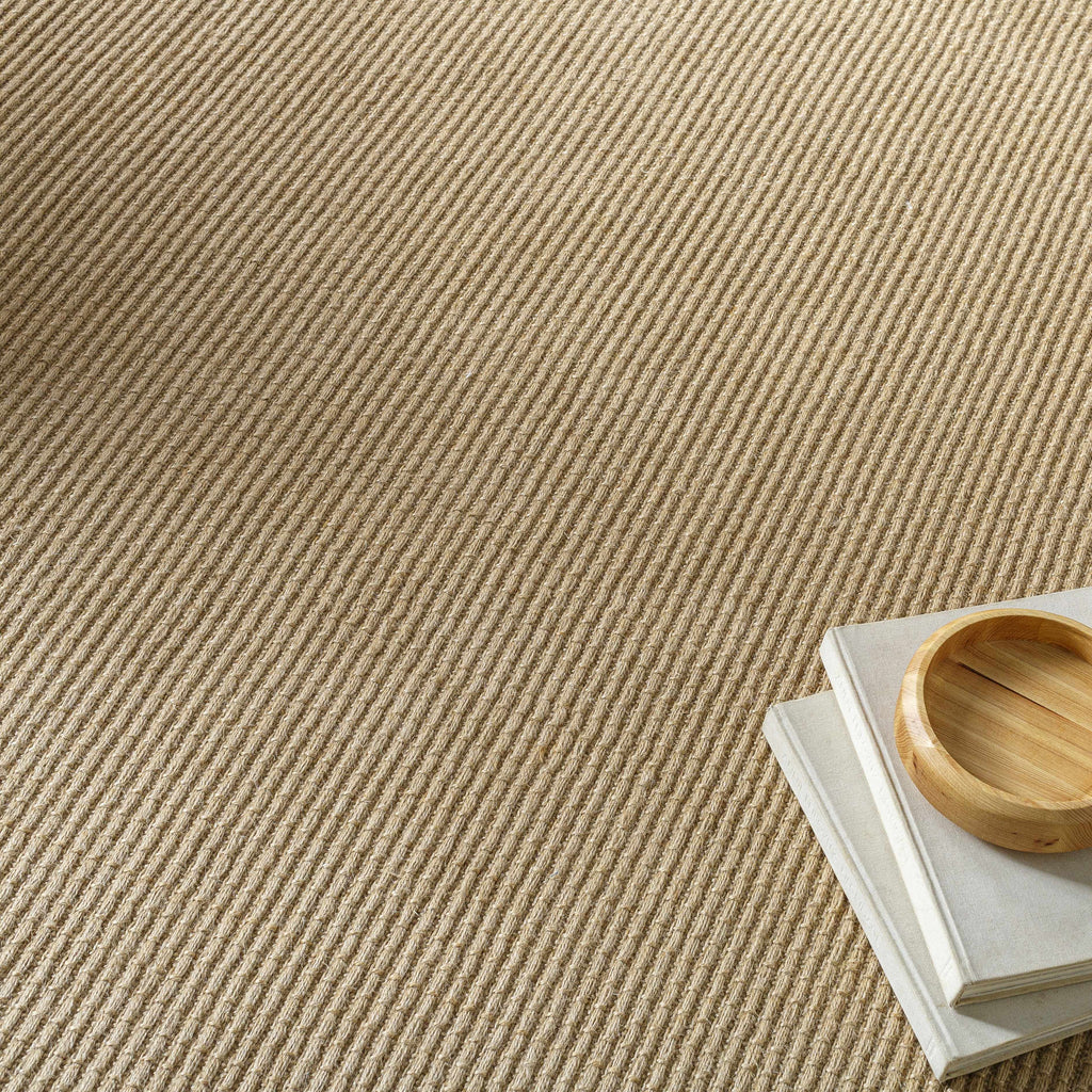 Hauteloom Mubin SBBKMUBINA1 LightBrown Machine Made Jute Rug