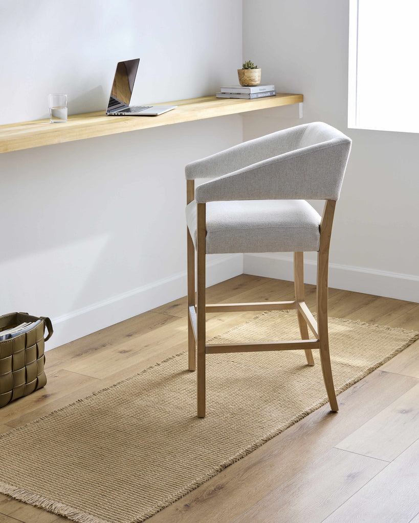 Hauteloom Mubin SBBKMUBINA1 LightBrown Machine Made Jute Rug