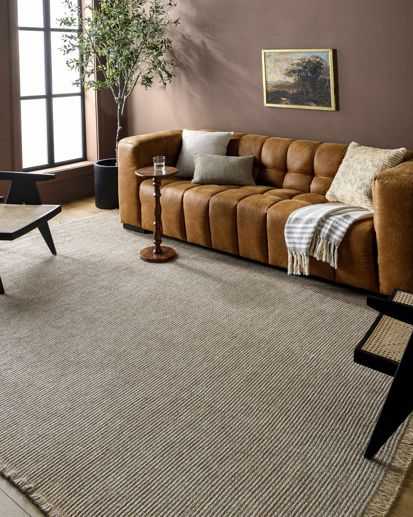 Hauteloom Naaji SBBKNAAJIA1 Tan Machine Made Jute Rug