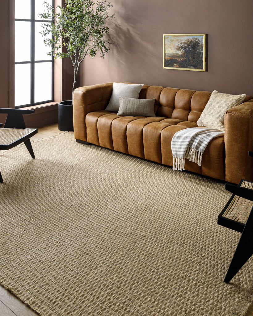 Hauteloom Nefes SBBKNEFESA1 LightBrown Machine Made Jute Rug