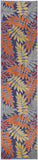 nourison aloha alh18 navy multicolor rug