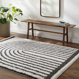 Hauteloom Bauer SBMMBAUERA1 White Machine Made Polyester Rug