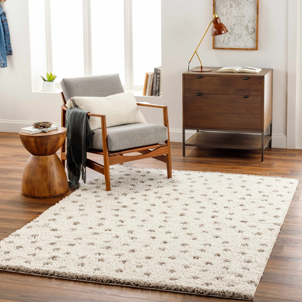 Hauteloom Chaia SBMMFIANAA1 Off White Machine Made Polyester Rug