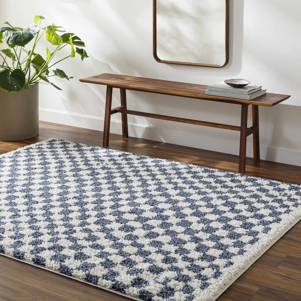 Hauteloom Kieu SBMMKIEU8A1 White Machine Made Polyester Rug