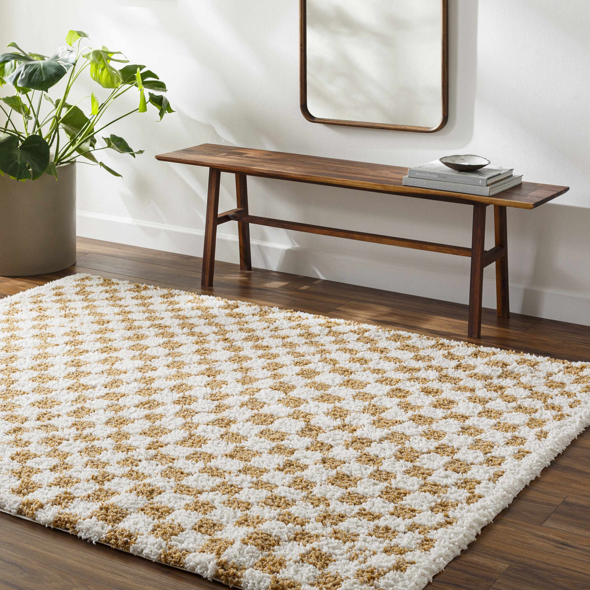 Hauteloom Kieu SBMMKIEU8A2 Ivory Machine Made Polyester Rug