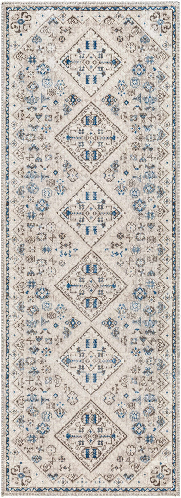 Hauteloom Meja SBOFMEJA8A3 Light Gray Machine Made Polypropylene Rug