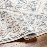 Hauteloom Meja SBOFMEJA8A3 Light Gray Machine Made Polypropylene Rug