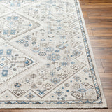 Hauteloom Meja SBOFMEJA8A3 Light Gray Machine Made Polypropylene Rug