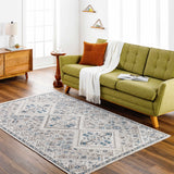 Hauteloom Meja SBOFMEJA8A3 Light Gray Machine Made Polypropylene Rug