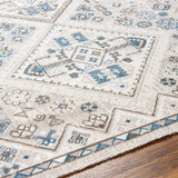 Hauteloom Meja SBOFMEJA8A3 Light Gray Machine Made Polypropylene Rug
