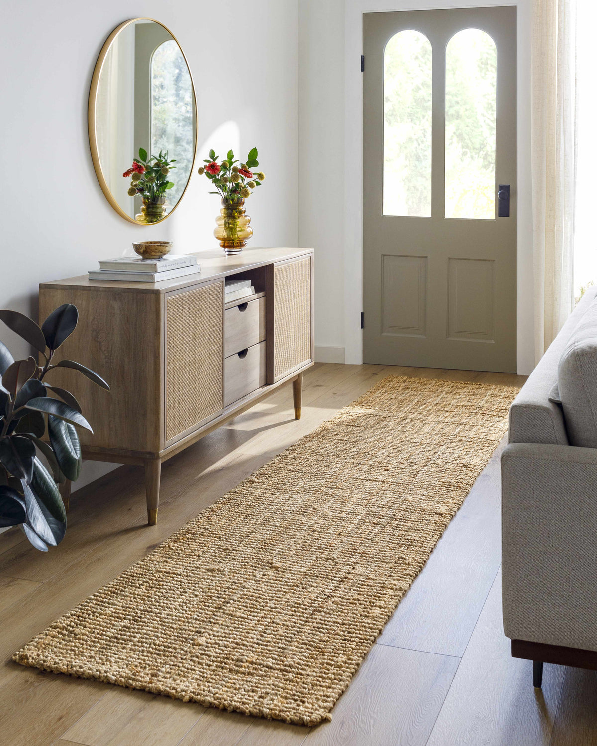 Hauteloom Ilana SBOJILANAA1 Camel Woven/Flatwoven Jute Rug