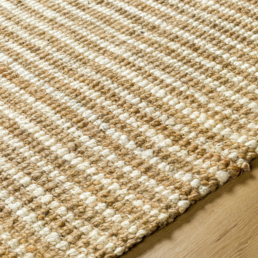 Hauteloom Ambel SBUGAMBELA3 Tan Woven/Flatwoven Jute Rug