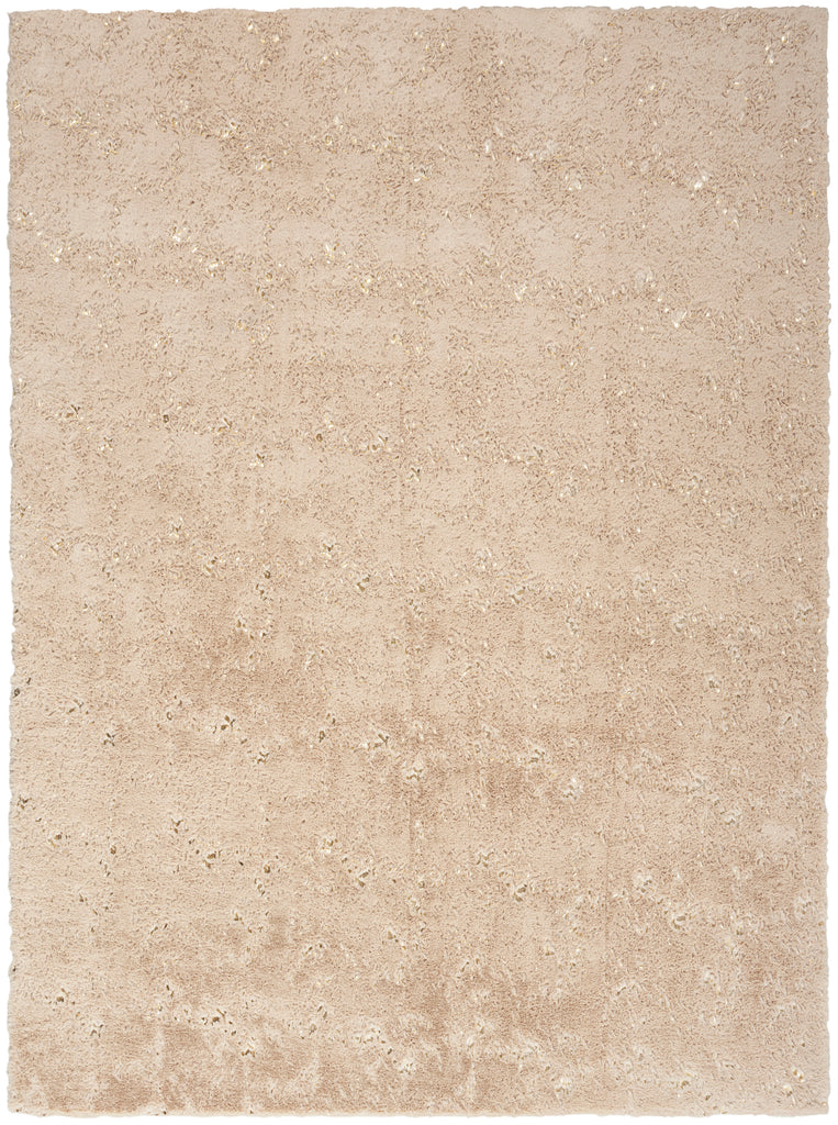 nourison cozy shimmer csh01 beige gold rug