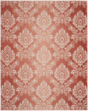 nourison elation etn03 brick ivory rug