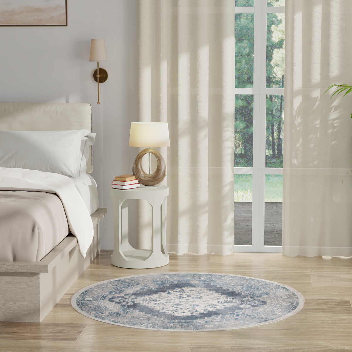 nourison astra machine washable asw11 blue ivory rug