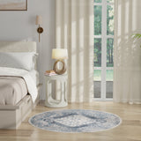 nourison astra machine washable asw11 blue ivory rug
