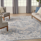 nourison astra machine washable asw12 grey blue rug