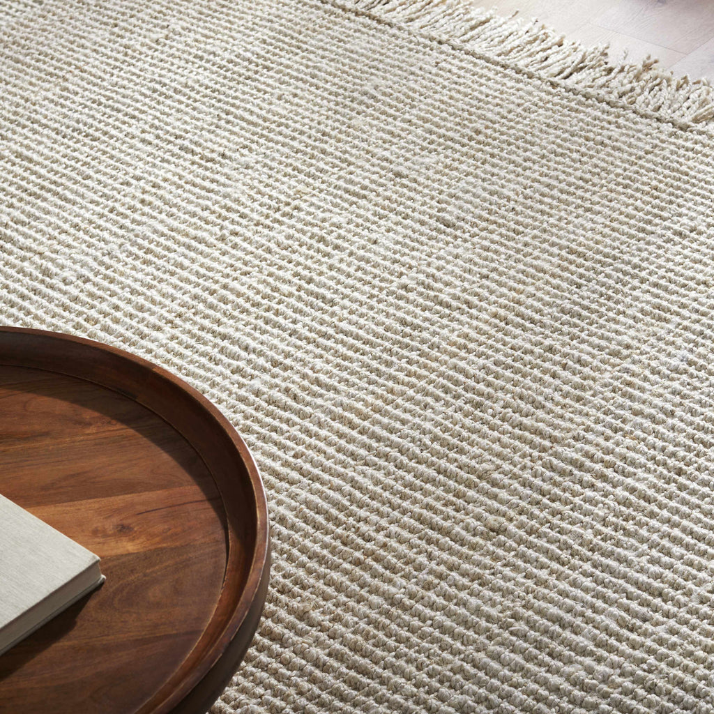 Hauteloom Senneterre SENN Cream Woven/Flatwoven Jute Rug