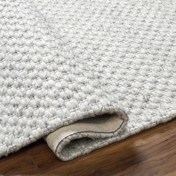 Hauteloom Kassa SEPDKASSAA4 Light Gray Woven/Flatwoven Wool Rug