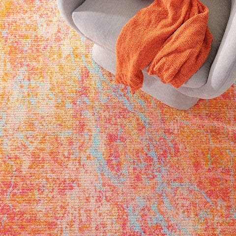 safavieh clearance sequoia seq152p orange rug