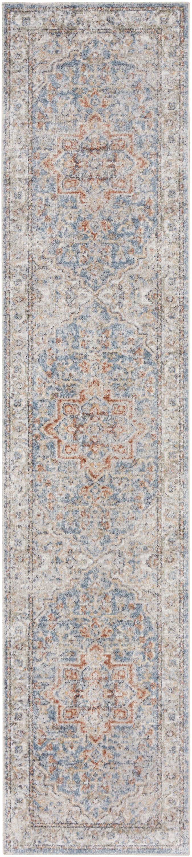nourison astra machine washable asw12 denim multicolor rug