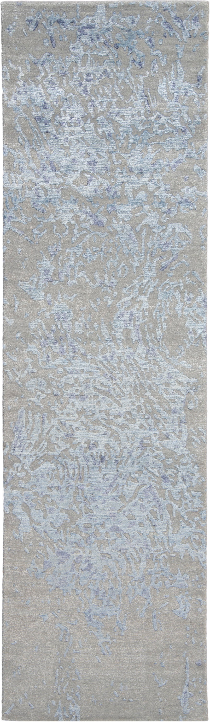 nourison silk shadows sha18 grey blue rug