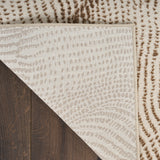 nourison central park west cep01 beige brown rug