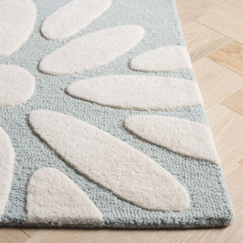 safavieh clearance safavieh kids sfk914j teal rug