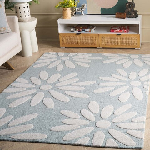 safavieh clearance safavieh kids sfk914j teal rug
