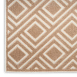 nourison care free caf03 brown rug