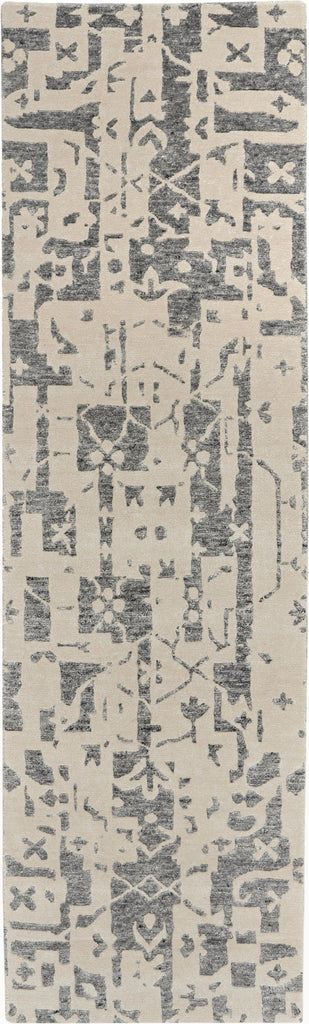 nourison silk shadows sha19 ivory grey rug