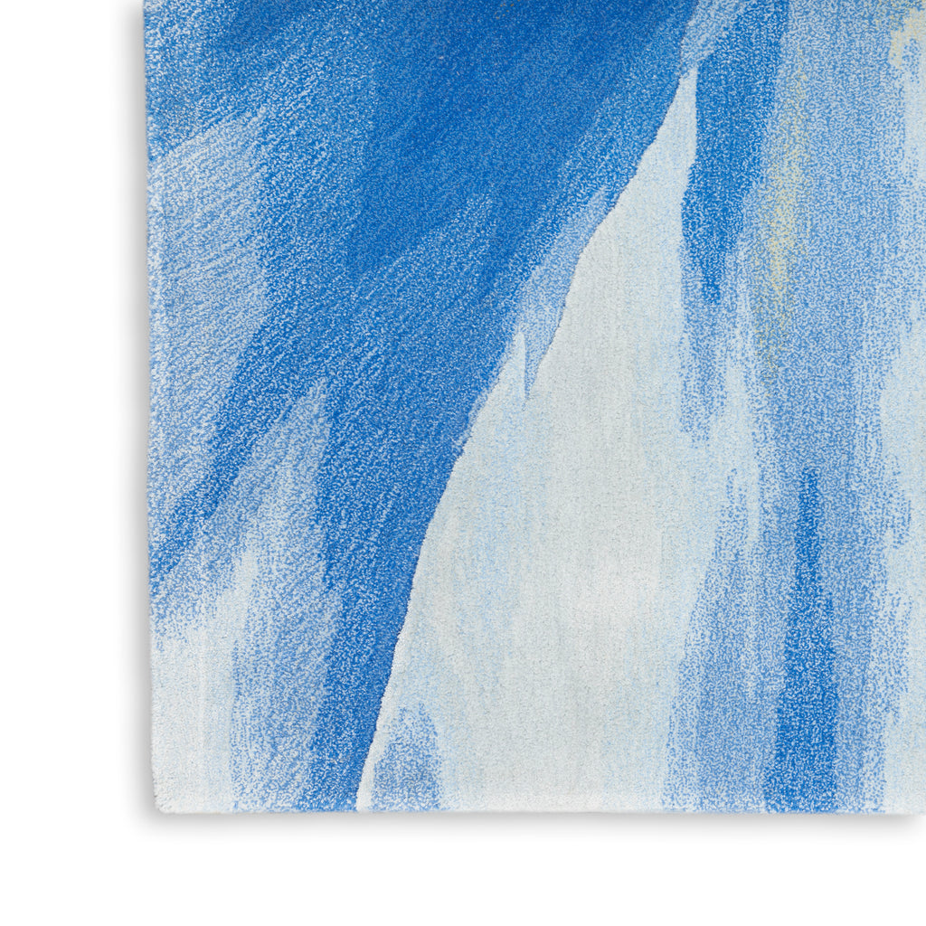 nourison prismatic prs37 blue multicolor rug