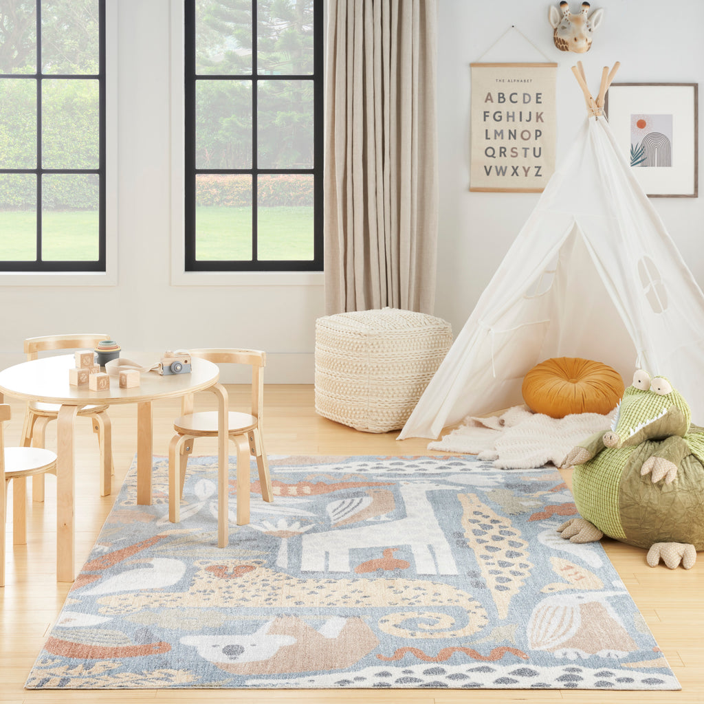nourison astra machine washable asw01 multicolor rug