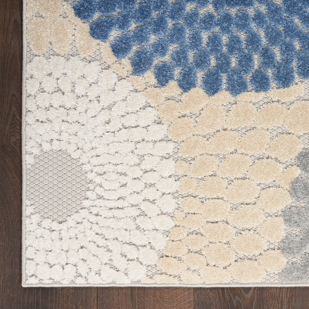 nourison aloha alh29 blue grey rug