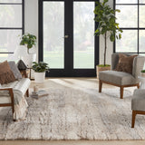 nourison dreamy shag drs09 ivory beige rug