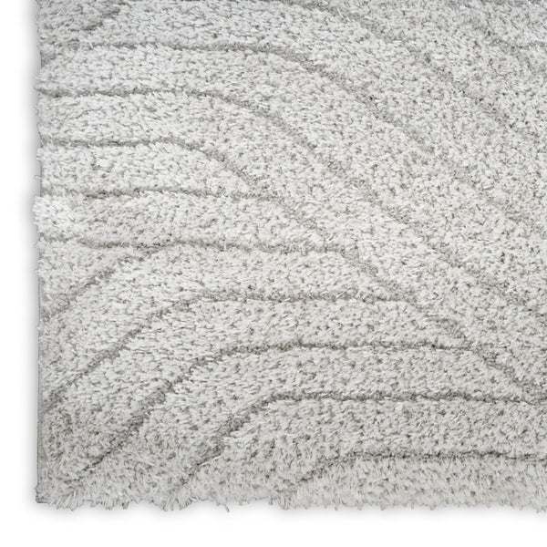 nourison surfaces sfc01 silver grey rug