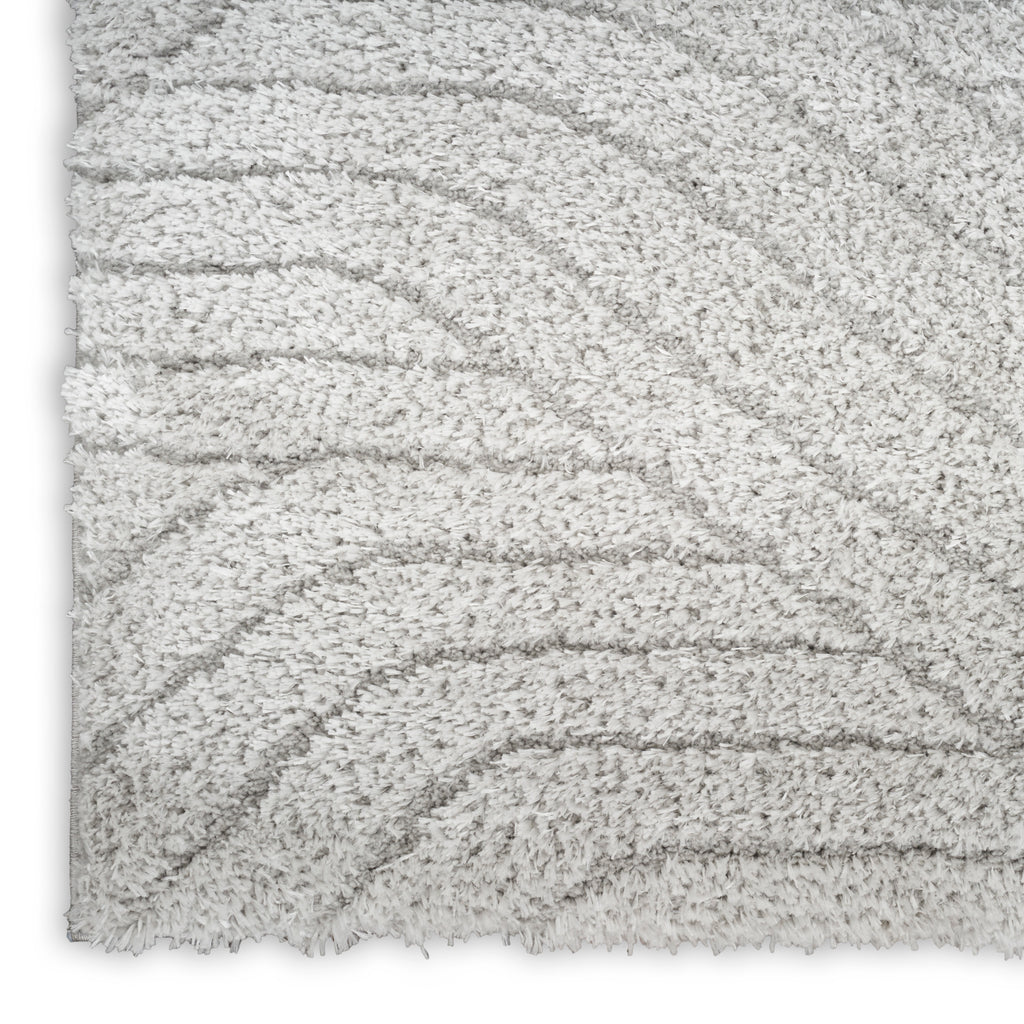 nourison surfaces sfc01 silver grey rug