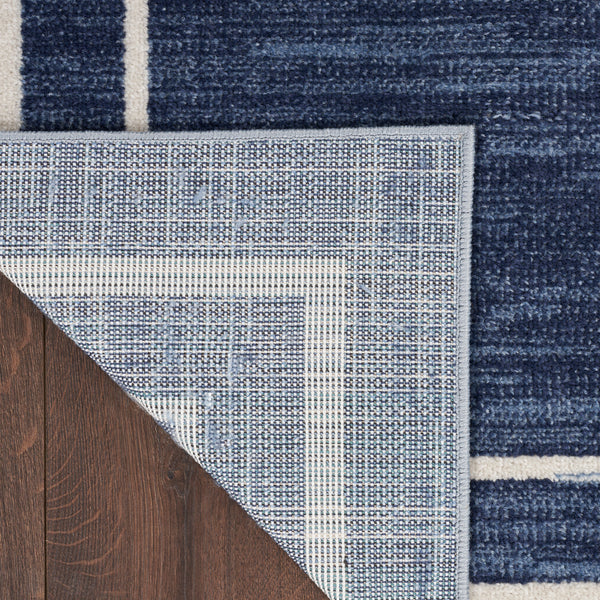 nourison nourison essentials nre02 navy ivory rug