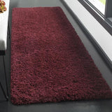 safavieh clearance sgl laguna shag sgl303r maroon rug